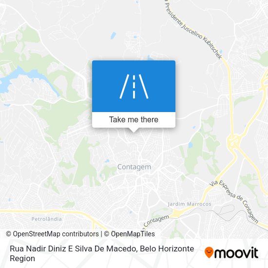 Rua Nadir Diniz E Silva De Macedo map