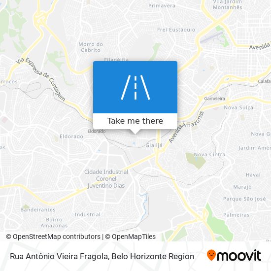 Rua Antônio Vieira Fragola map