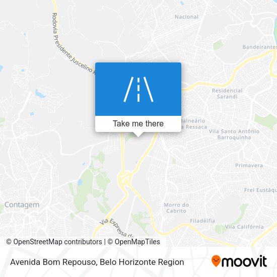 Avenida Bom Repouso map