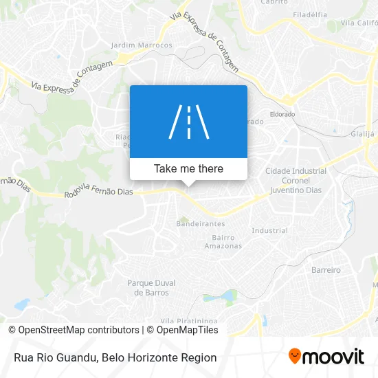 Rua Rio Guandu map