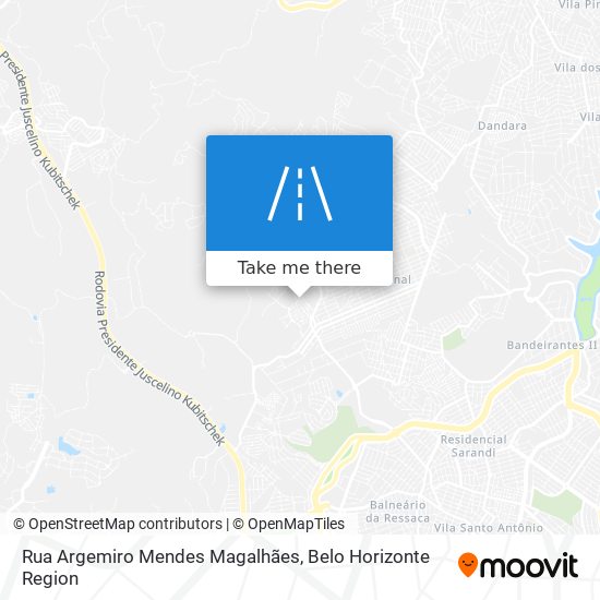 Rua Argemiro Mendes Magalhães map