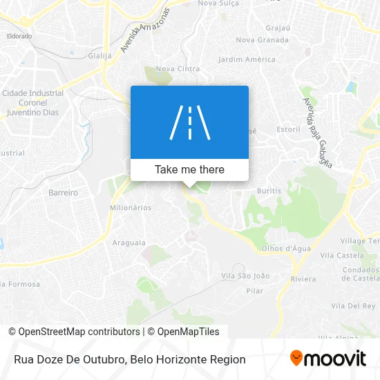 Rua Doze De Outubro map