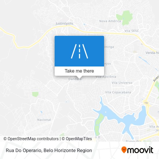 Rua Do Operario map