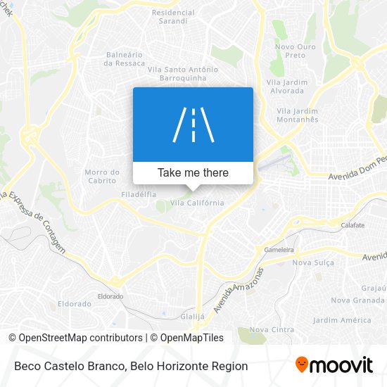 Beco Castelo Branco map