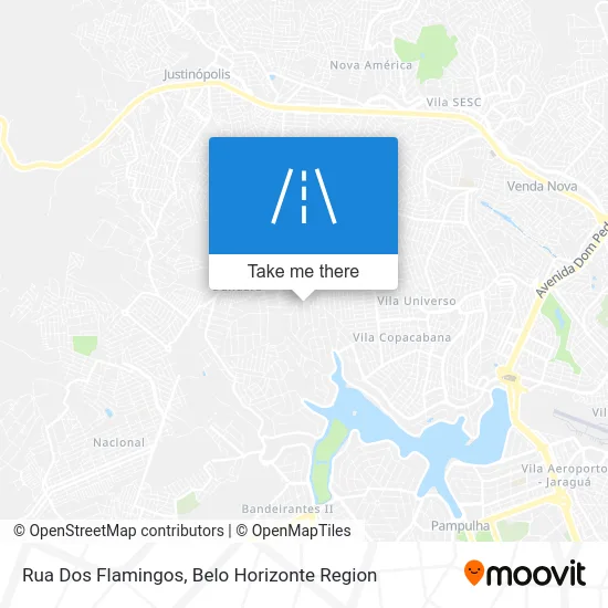 Rua Dos Flamingos map