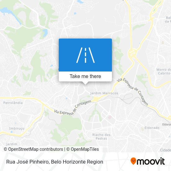 Rua José Pinheiro map