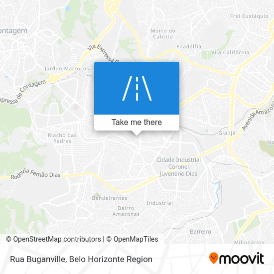 Rua Buganville map