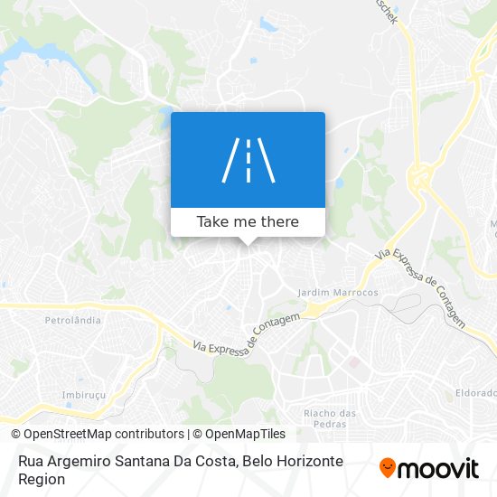 Rua Argemiro Santana Da Costa map