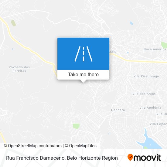 Rua Francisco Damaceno map