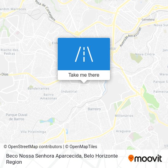 Beco Nossa Senhora Aparcecida map