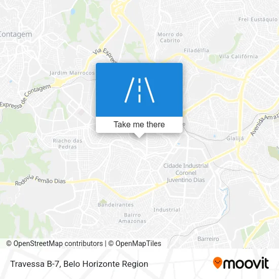 Travessa B-7 map