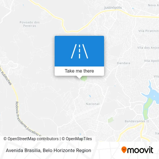 Avenida Brasilia map