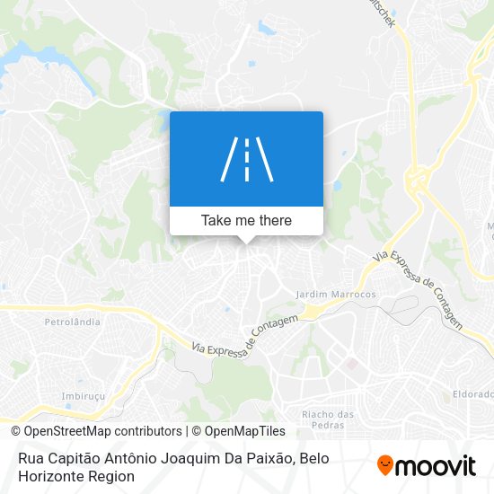 Rua Capitão Antônio Joaquim Da Paixão map