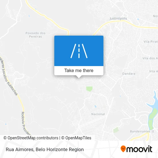 Rua Aimores map