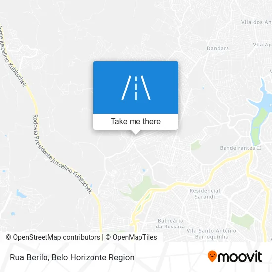 Rua Berilo map