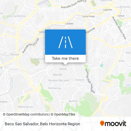 Mapa Beco Sao Salvador