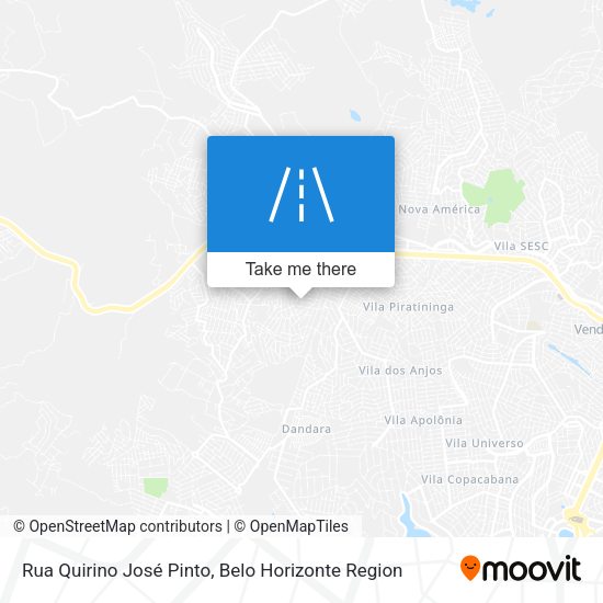 Rua Quirino José Pinto map