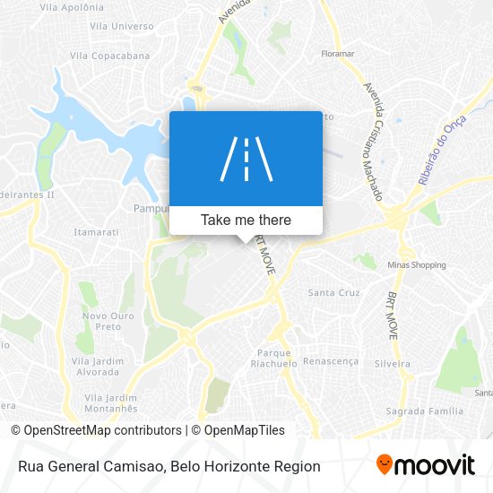Rua General Camisao map