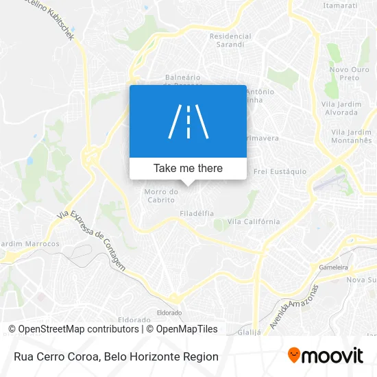 Rua Cerro Coroa map