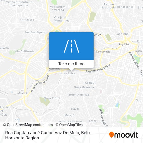 Rua Capitão José Carlos Vaz De Melo map