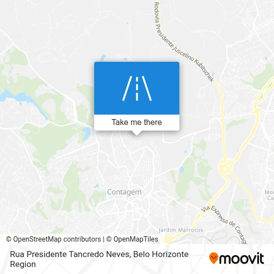 Rua Presidente Tancredo Neves map