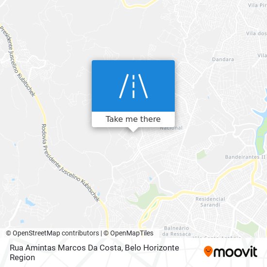 Rua Amintas Marcos Da Costa map