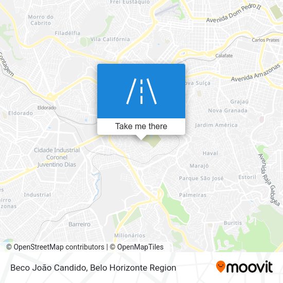 Beco João Candido map