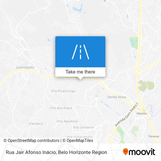 Rua Jair Afonso Inácio map