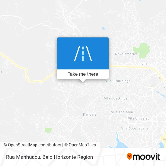 Rua Manhuacu map