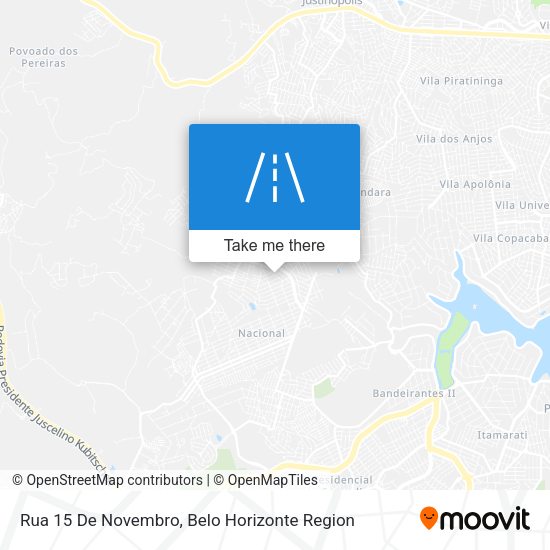 Rua 15 De Novembro map
