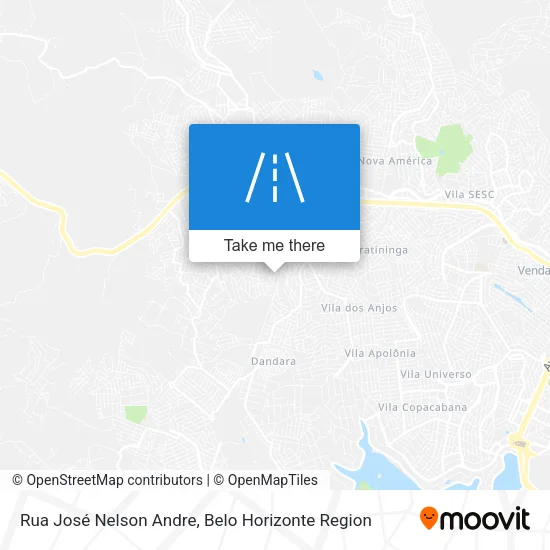 Rua José Nelson Andre map