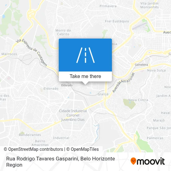 Rua Rodrigo Tavares Gasparini map