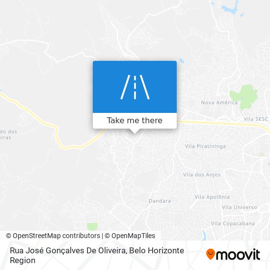 Mapa Rua José Gonçalves De Oliveira