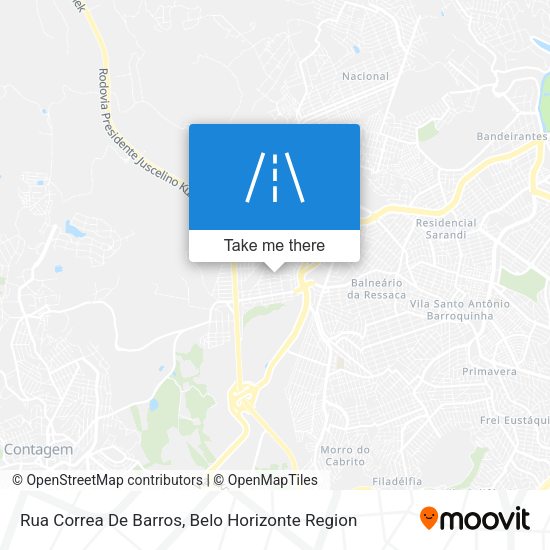 Rua Correa De Barros map