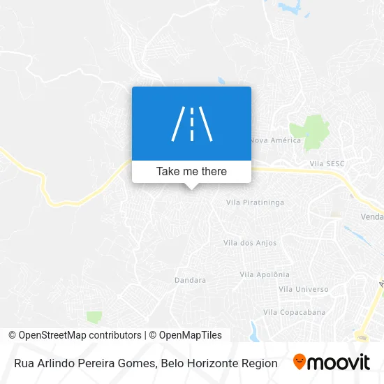 Rua Arlindo Pereira Gomes map