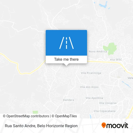 Rua Santo Andre map