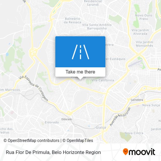 Rua Flor De Primula map