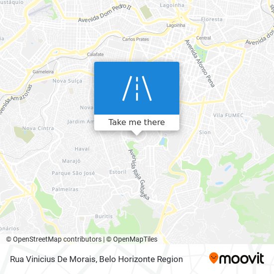 Rua Vinicius De Morais map