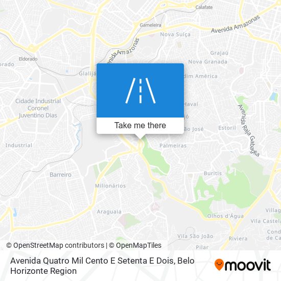 Mapa Avenida Quatro Mil Cento E Setenta E Dois