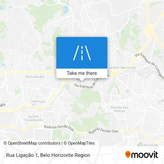 Rua Ligação 1 map