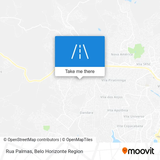 Rua Palmas map