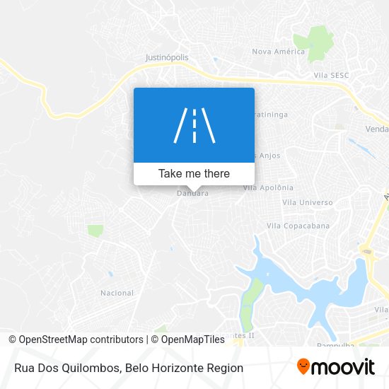 Rua Dos Quilombos map