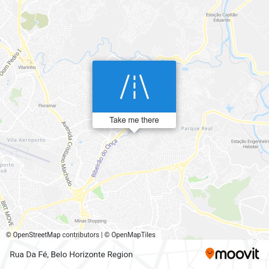 Rua Da Fé map
