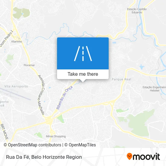 Rua Da Fé map