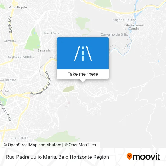 Rua Padre Julio Maria map