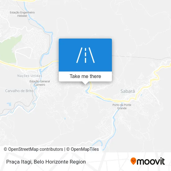 Praça Itagi map
