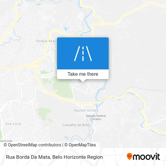 Rua Borda Da Mata map