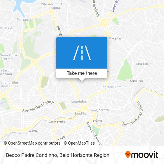 Becco Padre Candinho map