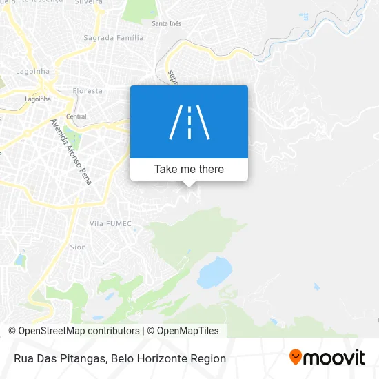 Rua Das Pitangas map