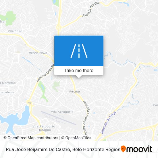 Rua José Beijamim De Castro map